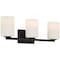Access Lighting Sienna, 3 Light LED Vanity, Matte Black Finish, Opal Glass 62623LEDDLP-MBL/OPL - alternate 1